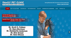 Desktop Screenshot of familypetclinic.org